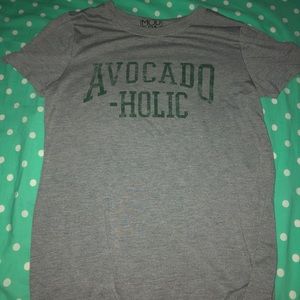 Cute and soft avocado-holic shirt
